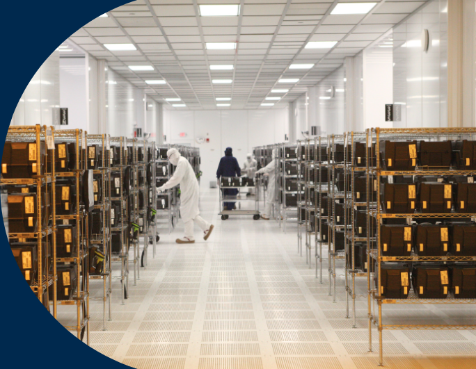 Polar Semiconductor Class 1 Clean Room